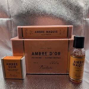 Ambre D'Or Potpourri Set-Scented Crystals--Soap-Fragrance-W/ Free Body Wash